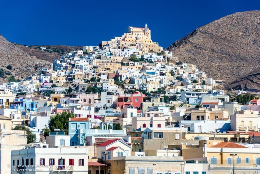 דירות Ano Syros Marvellous Oven מראה חיצוני תמונה
